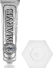 Набор - Marvis Whitening Holder Set (toothpaste/85ml + holder/1pc) — фото N2