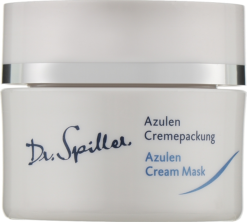 Крем-маска з азуленом для чутливої шкіри - Dr. Spiller Azulen Cream Mask (міні) — фото N1