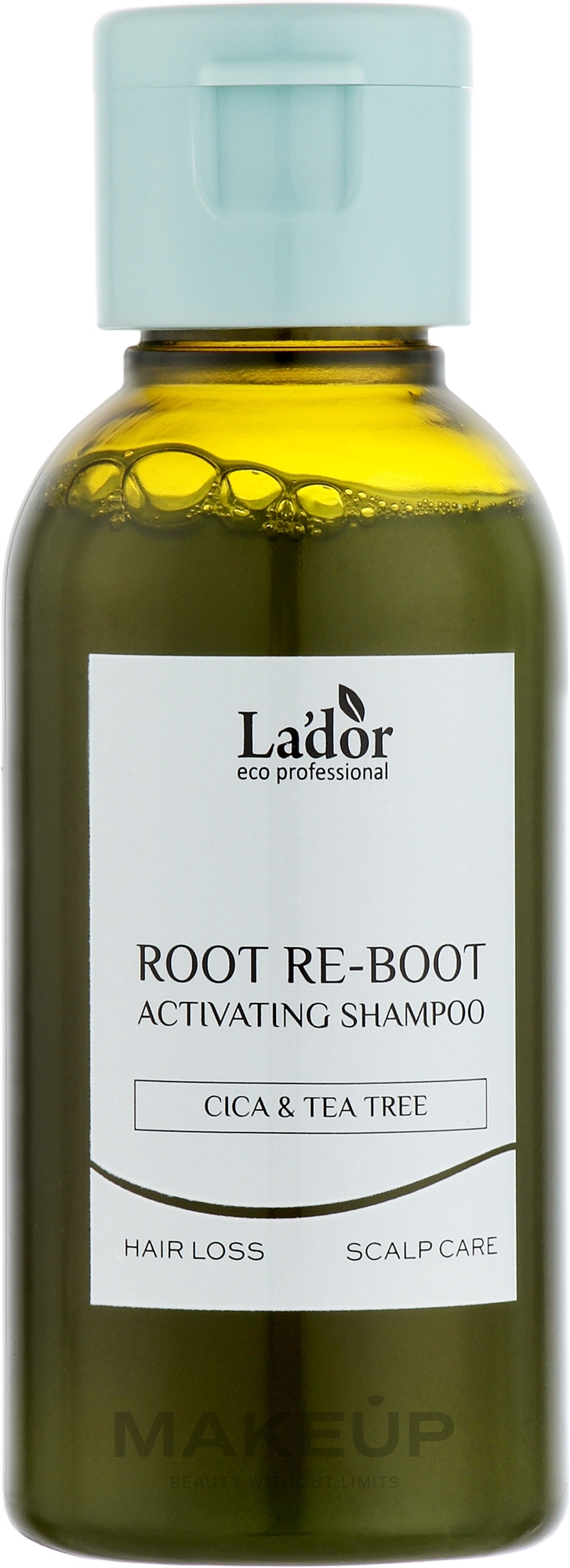 Шампунь від випадання волосся - Lador Root Re-Boot Awakening Shampoo Cica &Tea Tree (міні) — фото 50ml