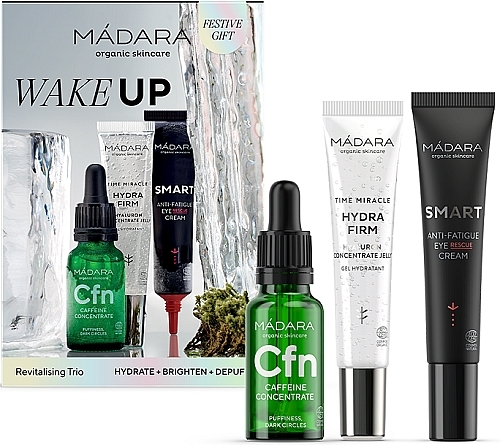 Набор - Madara Cosmetics Wake Up (f/conc/17.5ml + f/cr/15ml + eye/cr/15ml) — фото N1