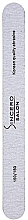 Парфумерія, косметика Пилочка для нігтів пряма, зебра, 150/150 - Sincero Salon Nail File Straight Speedy Zebra