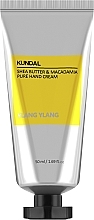 Крем для рук "Ylang Ylang" - Kundal Shea Butter & Macadamia Pure Hand Cream — фото N1