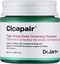Парфумерія, косметика Коригувальний крем для обличчя - Dr. Jart+ Cicapair Tiger Grass Color Correcting Treatment SPF22 PA++