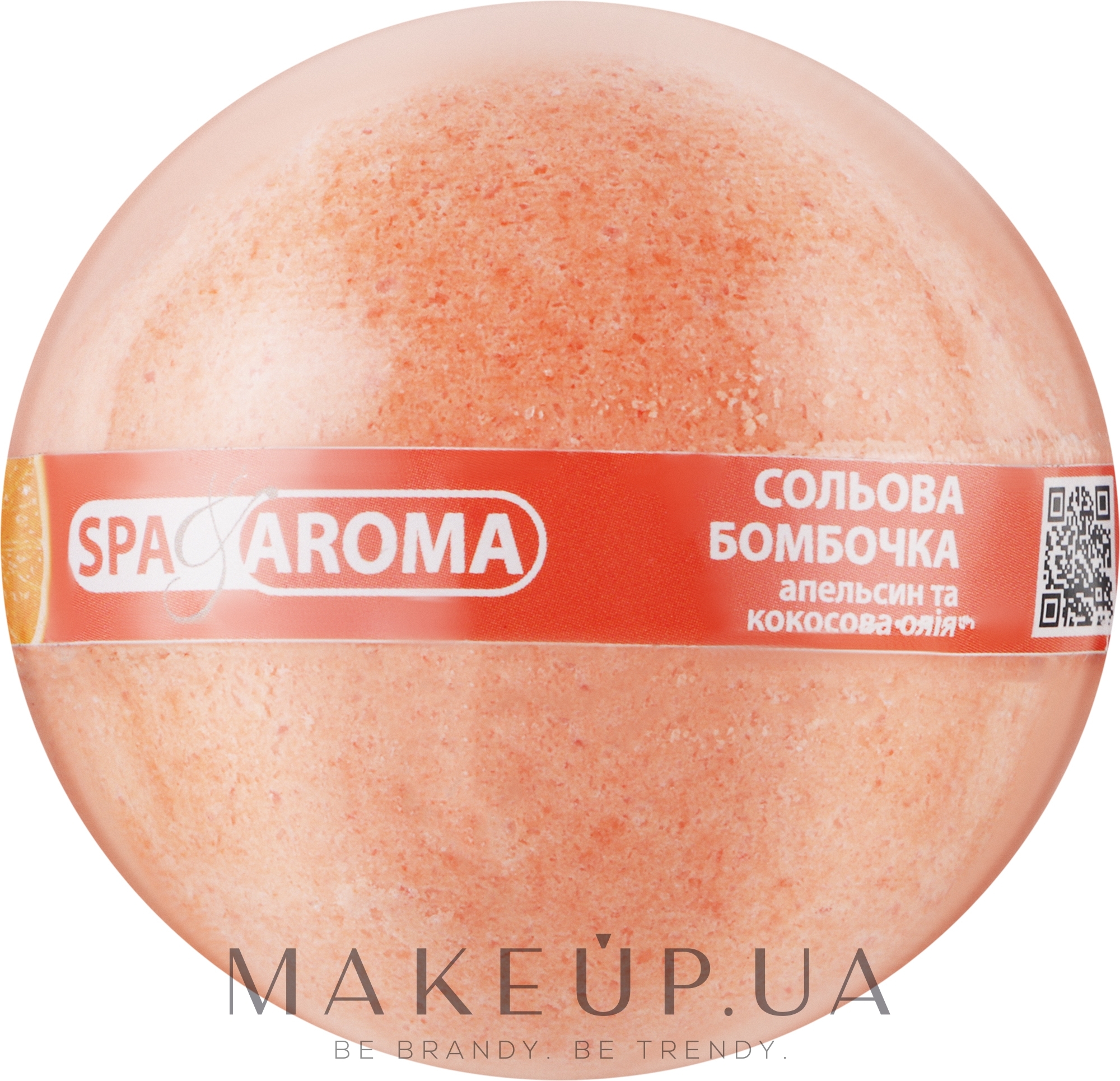 Солевая бомбочка для ванн "Апельсин и кокосовое масло" - Bioton Cosmetics Spa & Aroma Bath Bomb — фото 200g