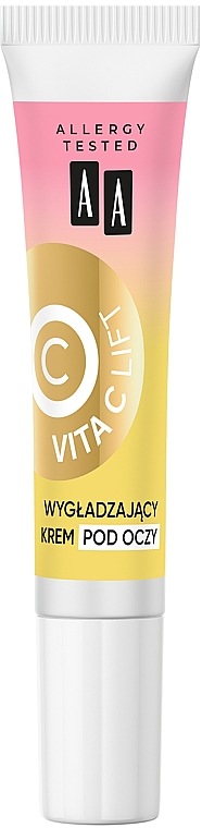 Розгладжувальний крем для повік 50+ - AA Vita C Lift Smoothing Eye Cream — фото N2
