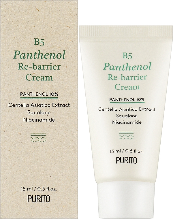 Зволожуючий крем для обличчя з пантенолом - Purito B5 Panthenol Re-barrier Cream (міні) — фото N2