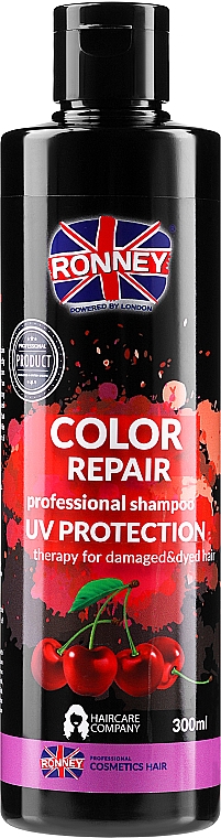 Шампунь для волосся з УФ-захистом - Ronney Professional Color Repair Shampoo UV Protection — фото N1