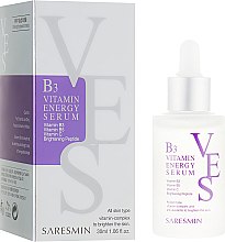 Духи, Парфюмерия, косметика Сыворотка для лица с витамином В3 - Saresmin B3 Vitamin Energy Serum