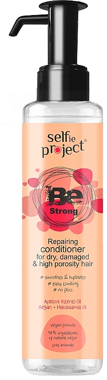 Увлажняющий и регенерирующий кондиционер для волос - Selfie Project Be Strong Repairing Conditioner — фото N1