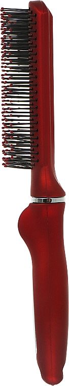 Масажна щітка для волосся, червона, 24 см - Titania Salon Professional — фото N3