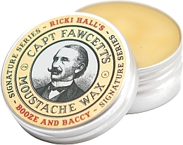 Набір - Captain Fawcett Moustache Wax & Folding Pocket Moustache Comb (CF.87T) (wax/15ml + comb/1pc) — фото N2