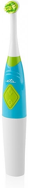 Дитяча зубна щітка на підставці зі стаканчиком, зелена - ETA Toothbrush With Water Cup And Holder Sonetic — фото N4