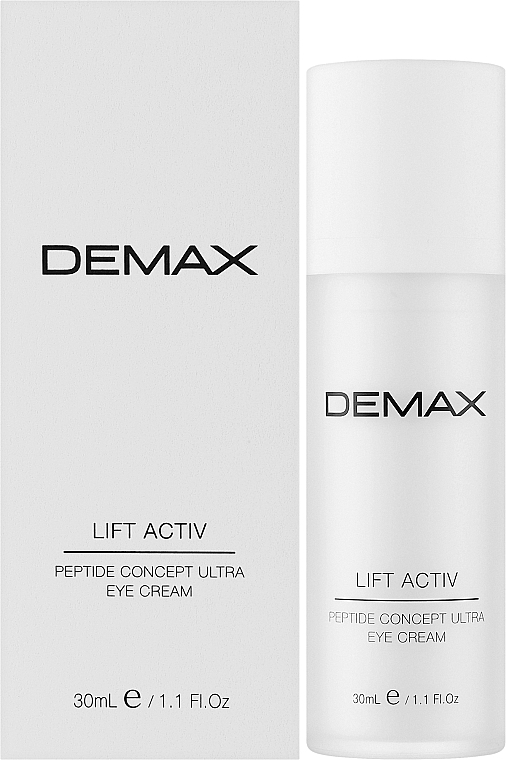 Заполняющий пептидный крем под глаза - Demax Lift Activ Eye Defense Cream Peptide Solution — фото N2