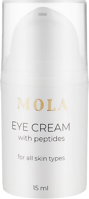 Крем для шкіри навколо очей з пептидами - Mola Eye Cream With Peptides — фото N1