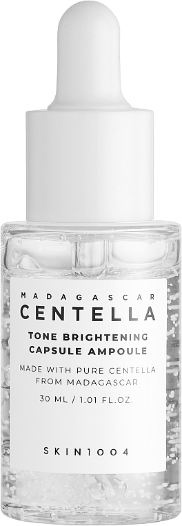 Осветляющая ампула с экстрактом центеллы и ниацинамидом - Skin1004 Madagascar Centella Tone Brightening Capsule Ampoule — фото N1