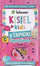 Диетическая добавка для детей "Кисель из тапиоки", клубничный - Intenson Kisiel Kids — фото N1