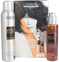 Духи, Парфюмерия, косметика Набор - L'Oreal Professionnel Tecni.Art Wild Stylers Shaggy Lob Styling Kit (h/powder/250ml + h/gel/150ml)