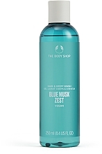 Духи, Парфюмерия, косметика The Body Shop Blue Musk Zest Vegan - Шампунь-гель для душа "Blue Musk Zest"