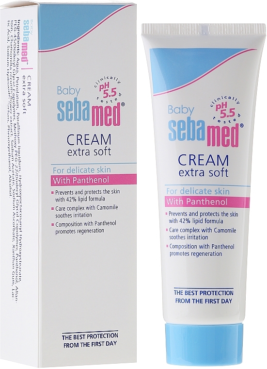 Детский защитный крем для тела - Sebamed Extra Soft Baby Cream