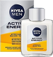 Бальзам для шкіри обличчя після гоління - NIVEA MEN Active Energy After Caffeine Shave Balm — фото N1