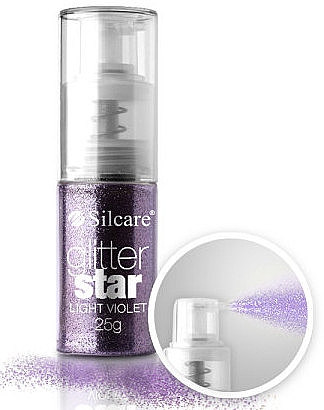 Сипучі блискітки для декору - Silcare Glitter Star — фото N1