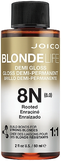 Полуперманентная жидкая краска для тонирования волос - Joico Blonde Life Demi Gloss — фото N1