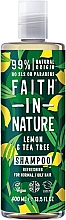 Духи, Парфюмерия, косметика Шампунь для волос - Faith In Nature Lemon & Tea Tree Shampoo