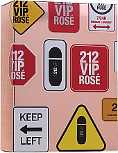 Carolina Herrera 212 Vip Rose - Набор (edp/80ml + edp/10ml) — фото N1