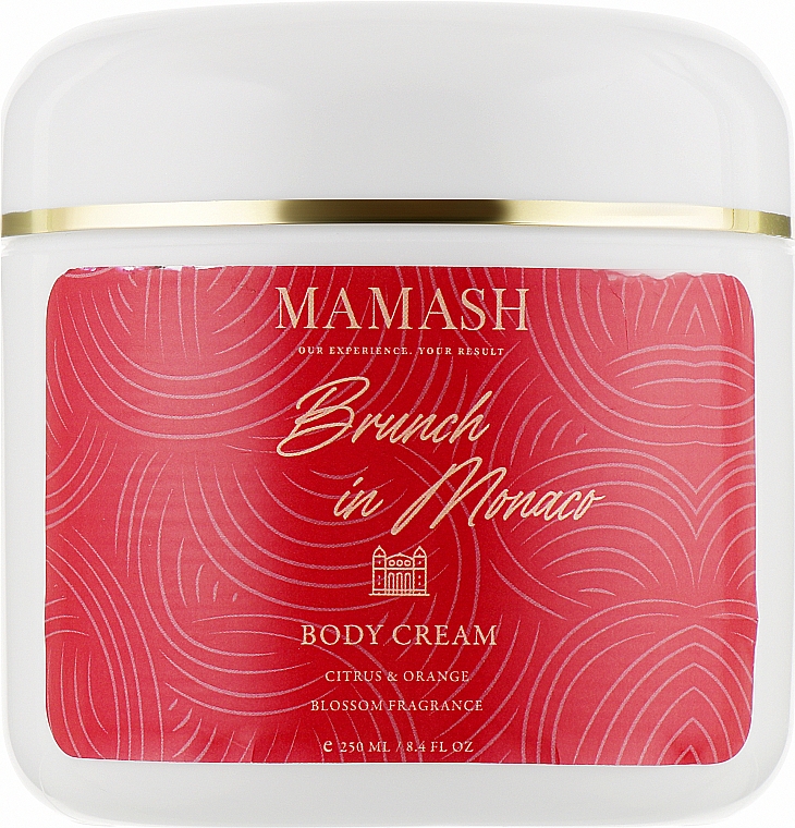 Живильний крем для тіла з екзотичними оліями - Mamash Brunch In Monaco Body Cream — фото N1