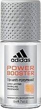 Дезодорант-антиперспірант кульковий для чоловіків - Adidas Power Booster 72H Anti-Perspirant Roll-On — фото N1