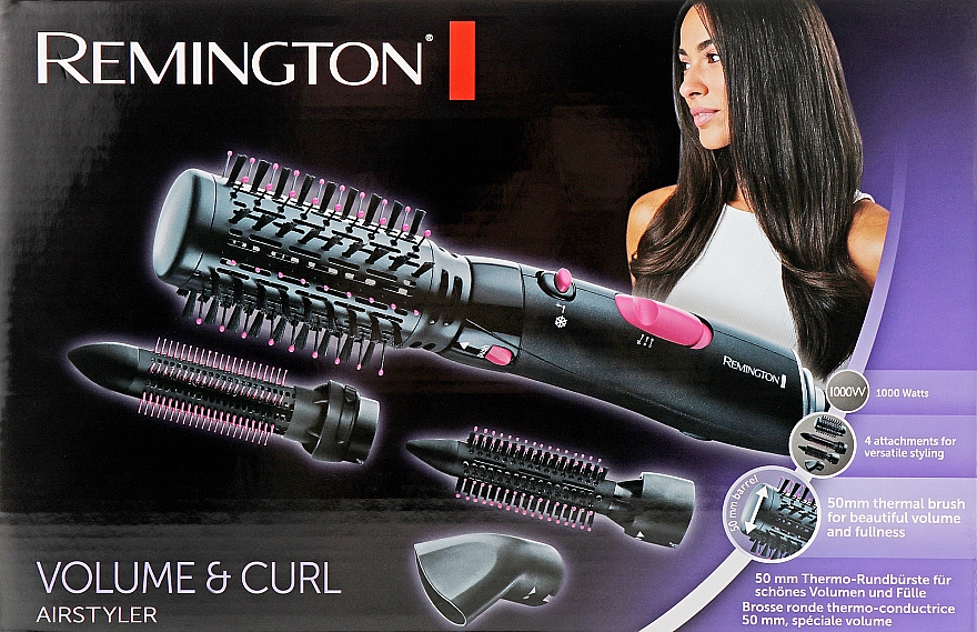 Фен-щетка для волос - Remington AS7051 Volume & Curl Airstyler — фото N2
