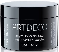 Парфумерія, косметика Ватні диски для зняття макіяжу з очей - Artdeco Eye Makeup Remover Pads Non Oily