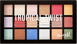 Духи, Парфюмерия, косметика Палетка теней для век - Barry M Eyeshadow Palette Tropical Twist