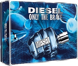 Diesel Only The Brave - Набор (edt/75ml + sh/g/100ml + sh/g/50ml) — фото N2