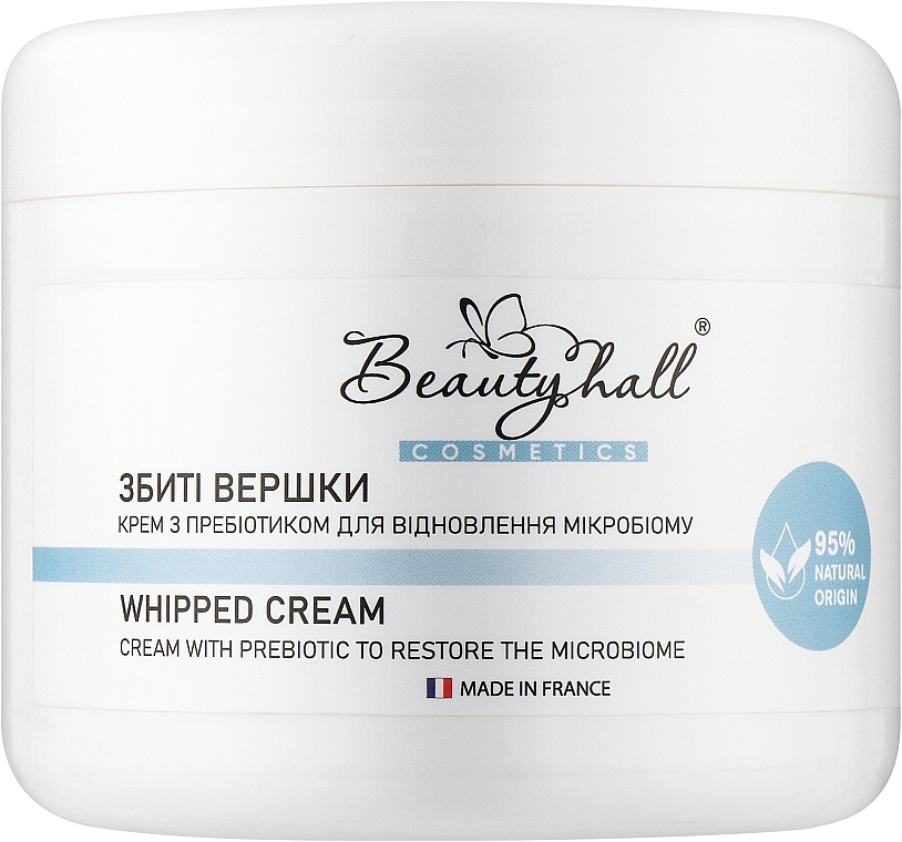 Крем з пребіотиком для відновлення мікробіому "Збиті вершки" - Beautyhall Cosmetics Whipped Cream