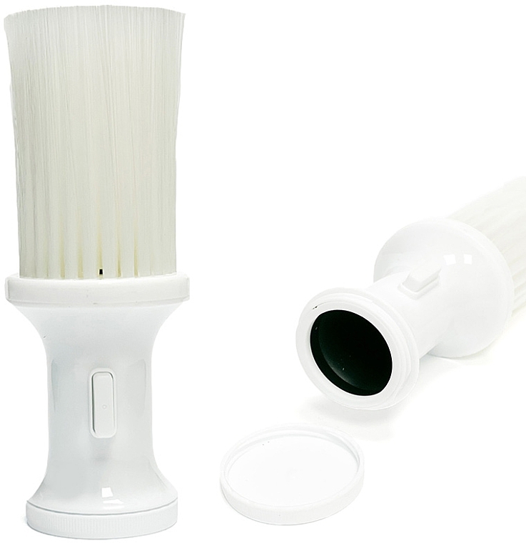 Парикмахерская щетка-сметка, белый синтетический ворс - Xhair  — фото N2
