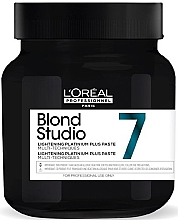 Парфумерія, косметика Паста для волосся, освітлювальна, до 7 відтінків - L'Oreal Professionnel Blond Studio Platinium Plus