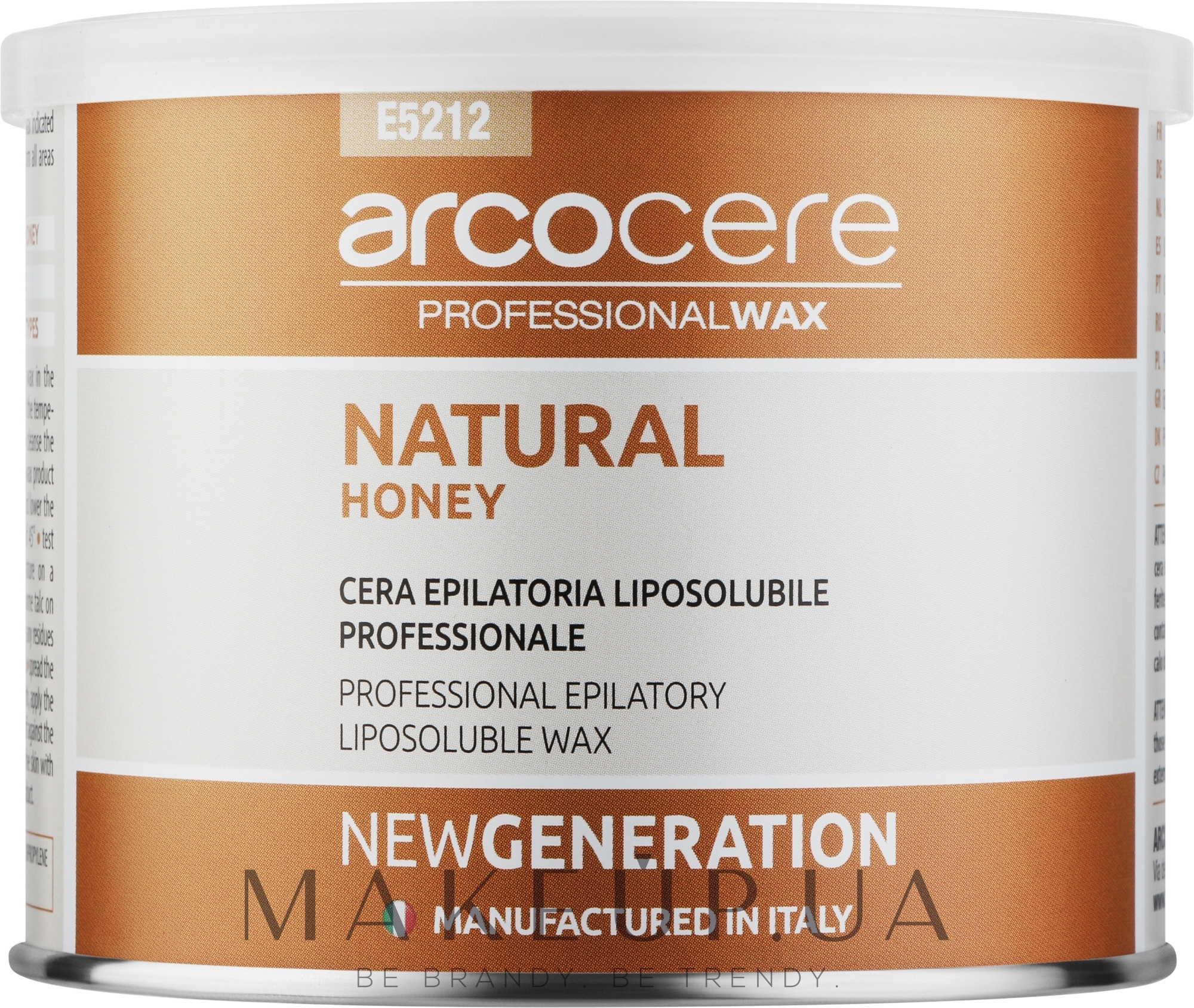 Воск в банке "Натуральный" - Arcocere New Generation Natural Wax — фото 400ml