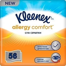 Парфумерія, косметика Серветки тришарові, 56 шт. - Kleenex Allergy Comfort *