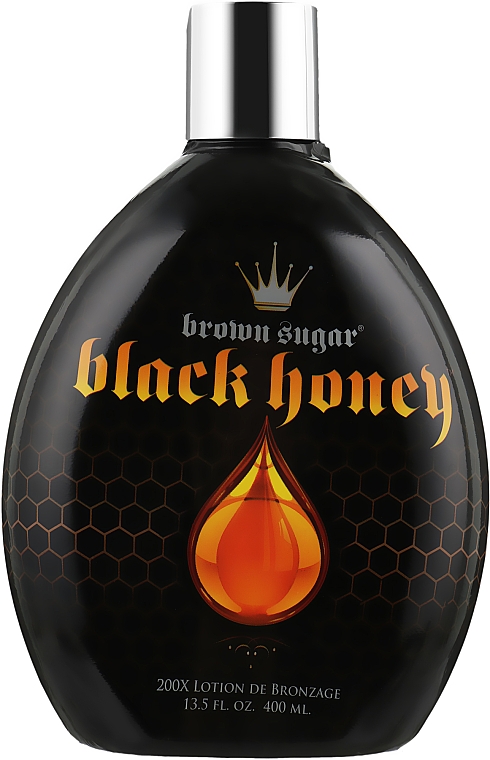 Крем для загара в солярии на основе маточного молочка, 200 бронзантов, быстрый темный загар - Brown Sugar Black Honey 200x — фото N2