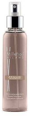 Освежитель воздуха для дома - Millefiori Milano Silk & Rice Powder Spray — фото N1