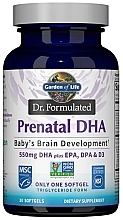 Духи, Парфюмерия, косметика Пищевая добавка для беременных DHA, 550 Mg - Garden Of Life Dr. Formulated Prenatal DHA 550 Mg