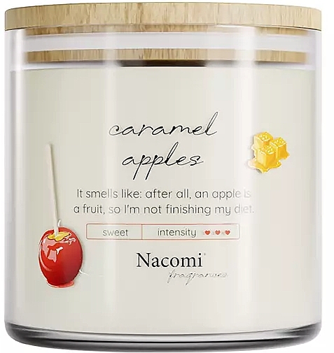 Ароматическая соевая свеча "Caramel Apples" - Nacomi Fragrances — фото N1