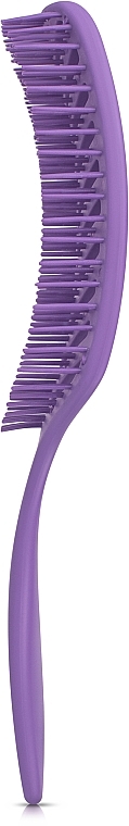 Продувная расческа для волос, фиолетовая - MAKEUP Massage Air Hair Brush Purple — фото N3