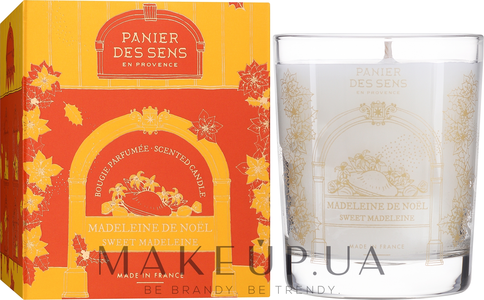 Ароматическая свеча "Торт Мадлен" - Panier des Sens Scented Candle Sweet Madeleine — фото 180g