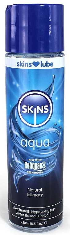 Лубрикант на водной основе - Skins Aqua Sex Lube Water Based Lubricant — фото N2