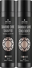 Набір "Діамантовий блиск" для всіх типів волосся - Anagana Professional Diamond Shine Duos (shmp/250ml + cond/250ml) — фото N2