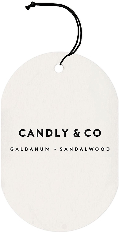 Ароматическая подвеска - Candly & Co No.6 Galbanum, Sandalwood Fragrance Tag — фото N2