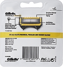 Сменные кассеты для бритья, 8 шт - Gillette Proshield Power Razor 8 Pack — фото N2