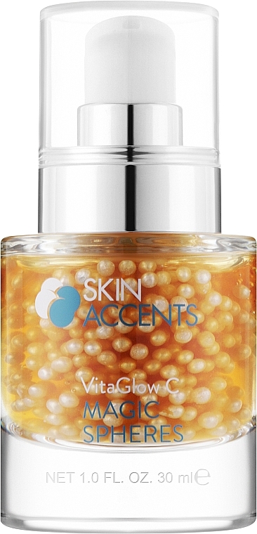 Сироватка з перлинками "Вітамін С" - Inspira:cosmetics Skin Accents VitaGlow C Magic Spheres — фото N1